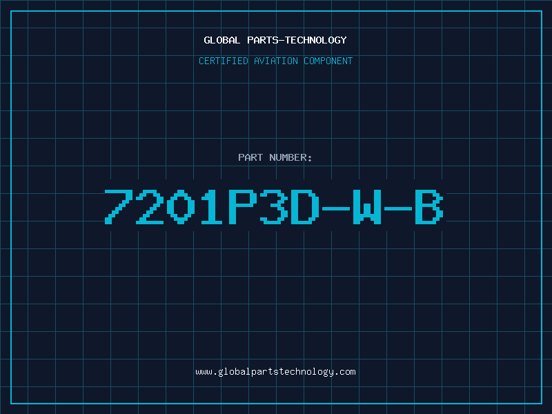Aviation Part 7201P3D-W-B