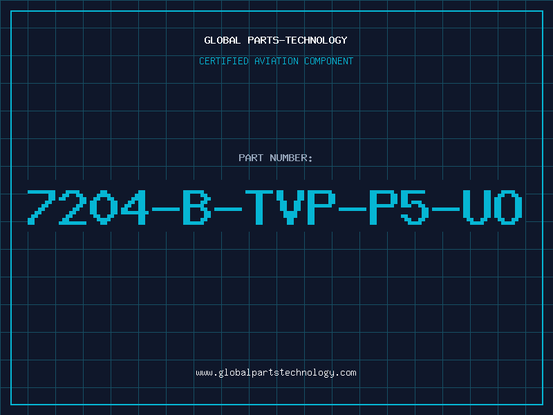 Aviation Part 7204-B-TVP-P5-UO