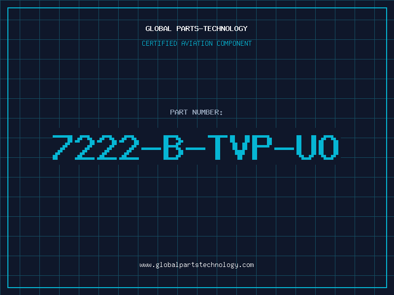 Aviation Part 7222-B-TVP-UO
