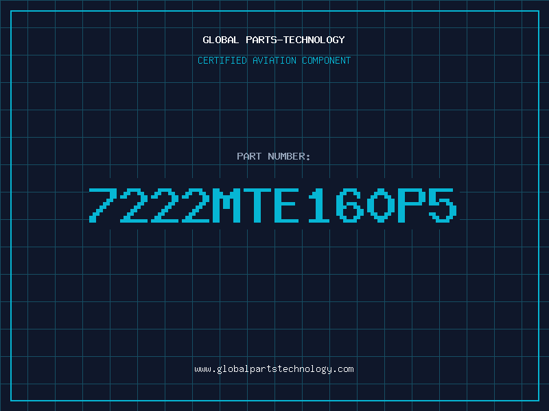 Aviation Part 7222MTE160P5