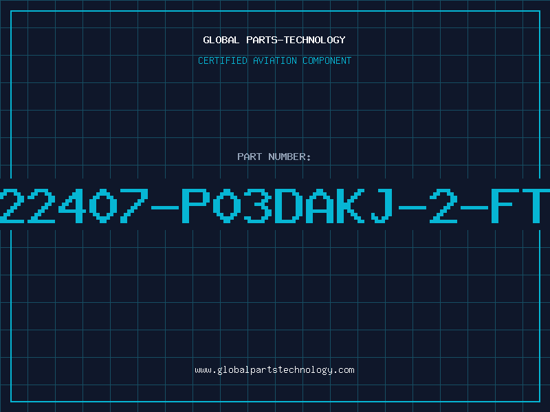 Aviation Part 722407-P03DAKJ-2-FT6