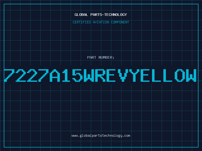 Aviation Part 7227A15WREVYELLOW