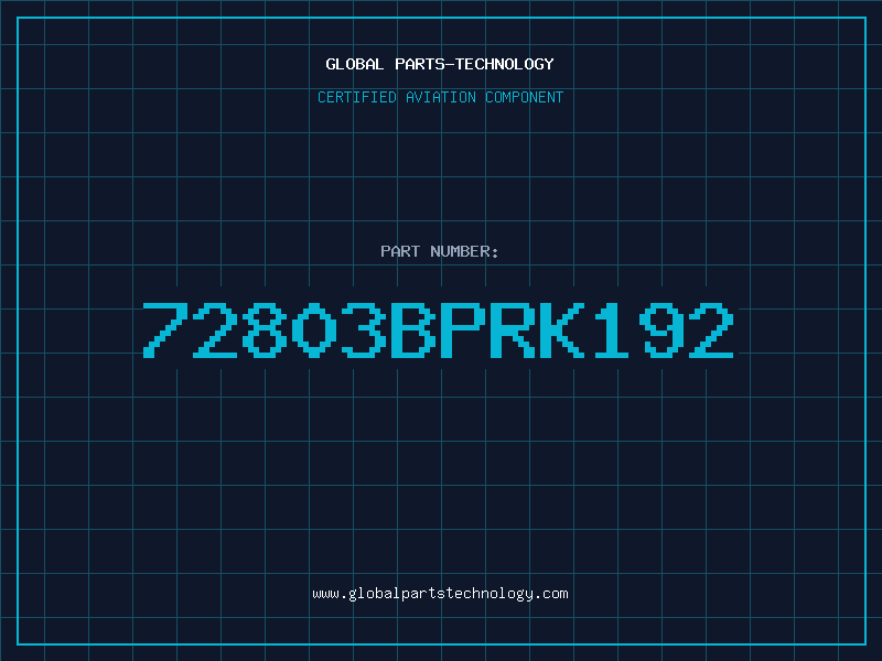 Aviation Part 72803BPRK192