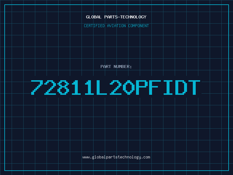 Aviation Part 72811L20PFIDT