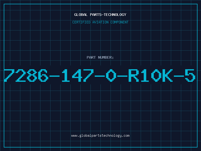 Aviation Part 7286-147-0-R10K-5