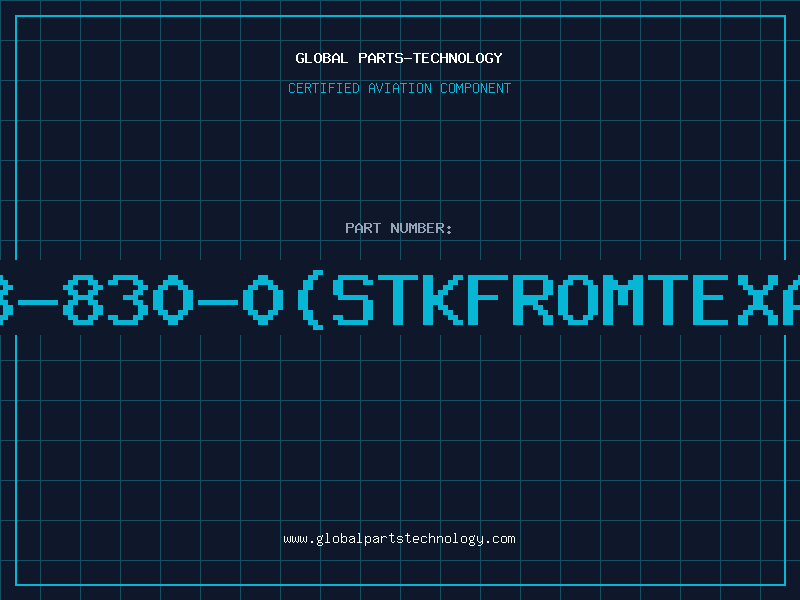 Aviation Part 73-830-0(STKFROMTEXAS