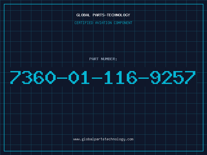 Aviation Part 7360-01-116-9257