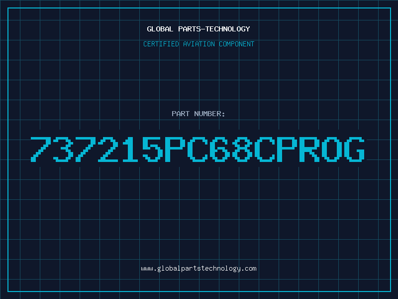 Aviation Part 737215PC68CPROG