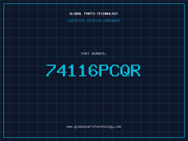Aviation Part 74116PCQR