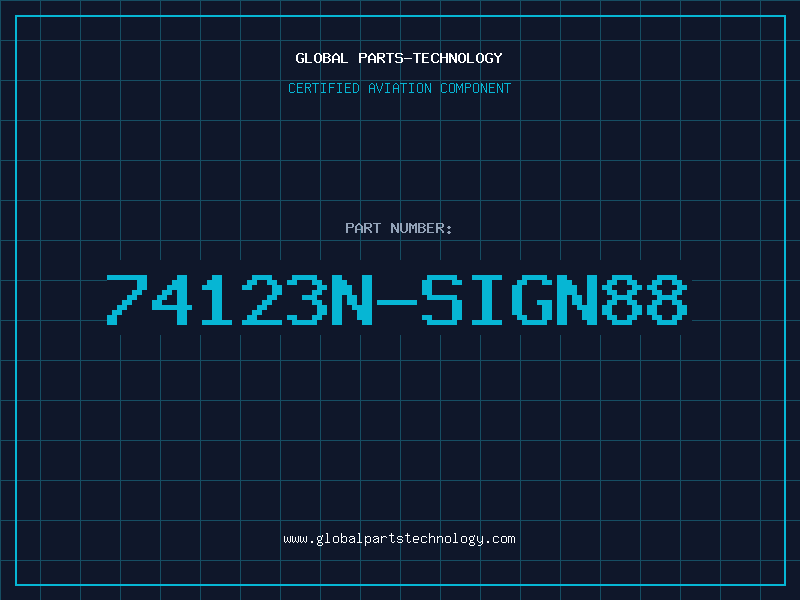 Aviation Part 74123N-SIGN88