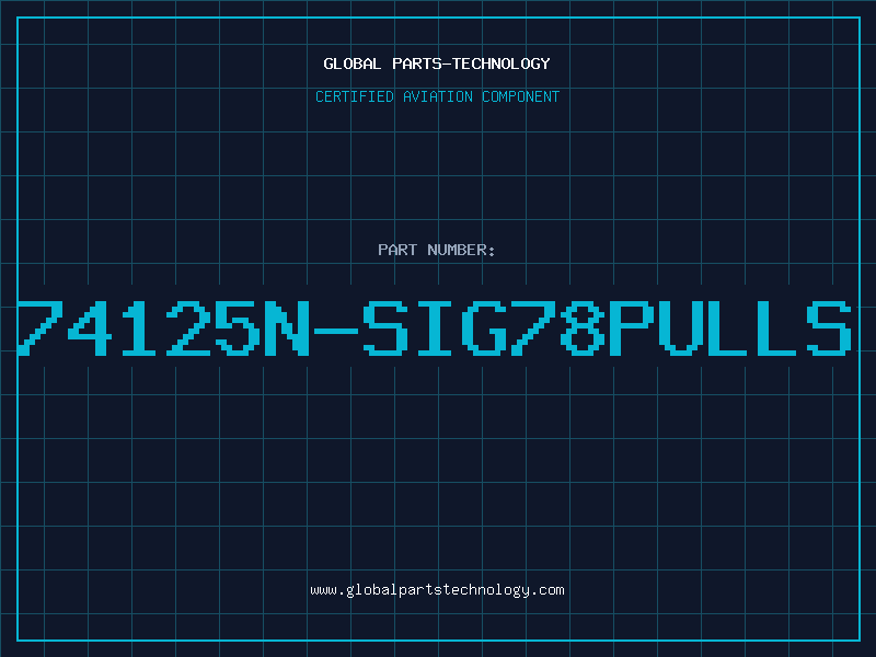 Aviation Part 74125N-SIG78PULLS