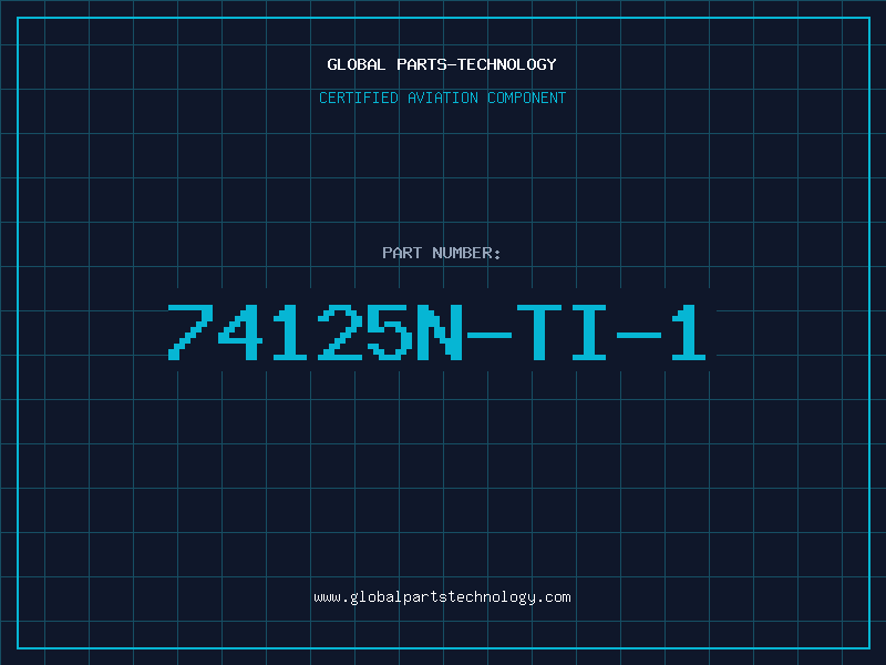 Aviation Part 74125N-TI-1