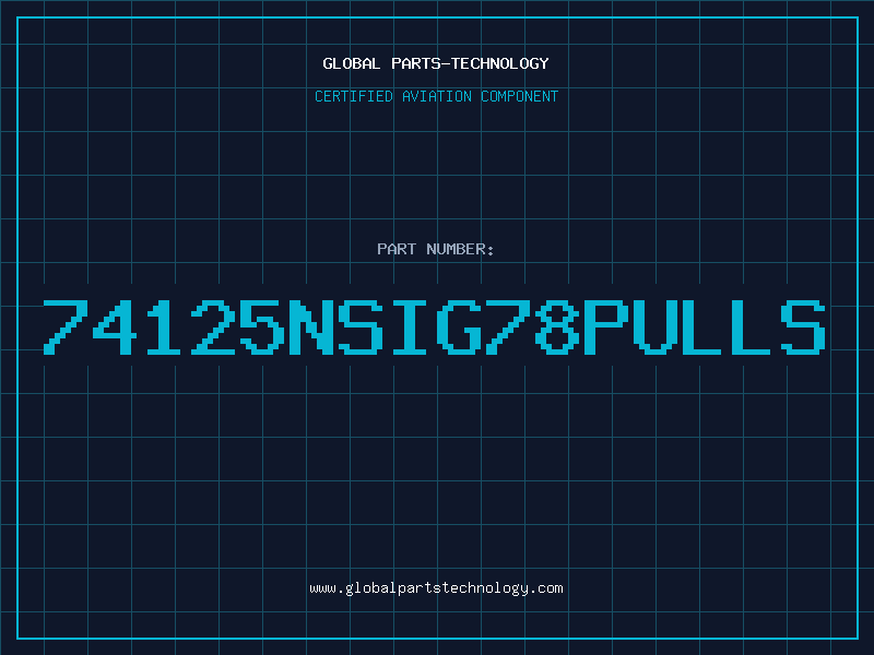 Aviation Part 74125NSIG78PULLS
