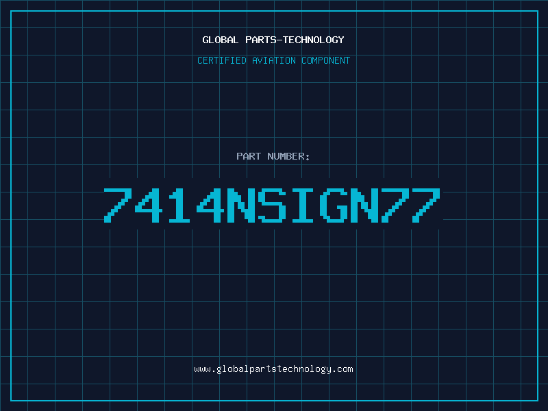 Aviation Part 7414NSIGN77