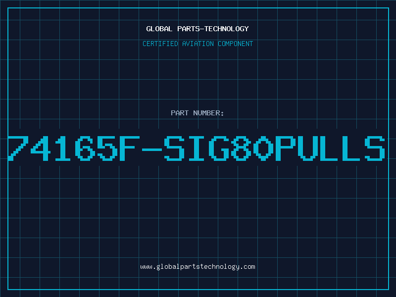Aviation Part 74165F-SIG80PULLS