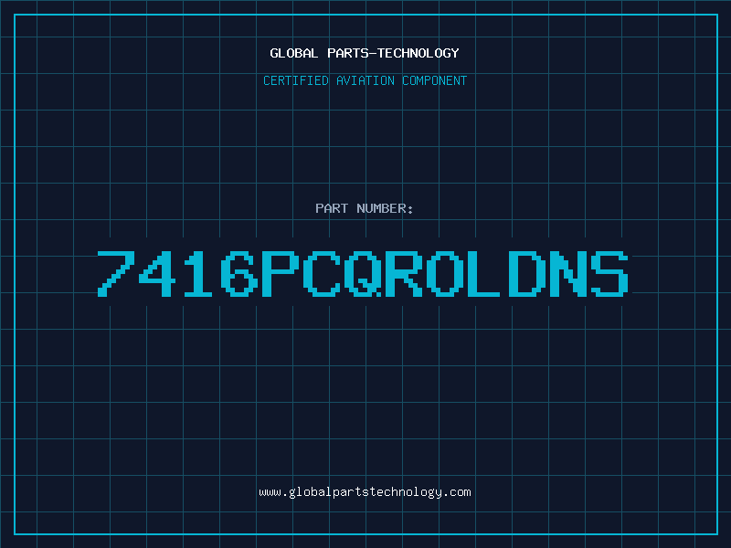Aviation Part 7416PCQROLDNS
