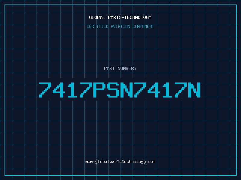 Aviation Part 7417PSN7417N