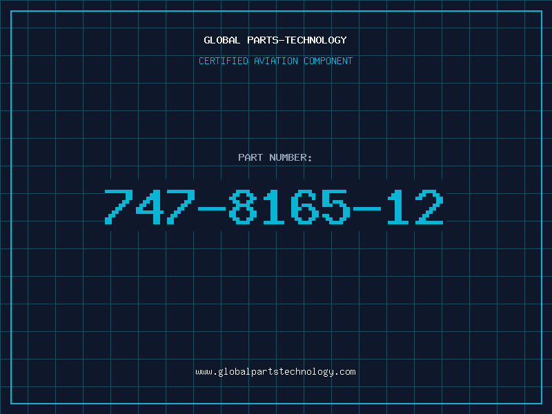 Aviation Part 747-8165-12