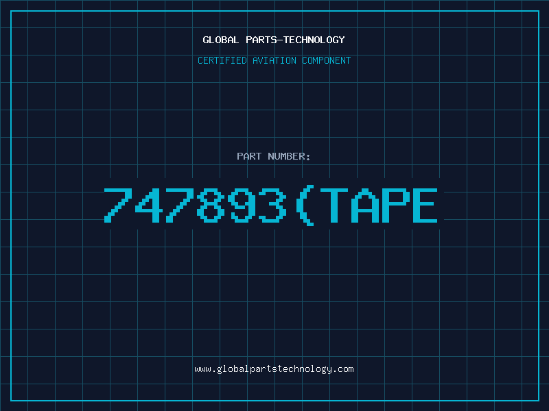 Aviation Part 747893TAPE