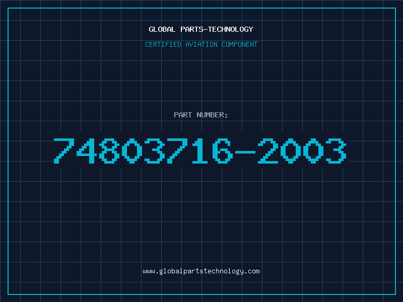 Aviation Part 74803716-2003