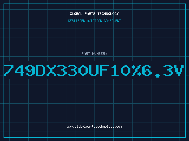 Aviation Part 749DX330uf10%6.3v