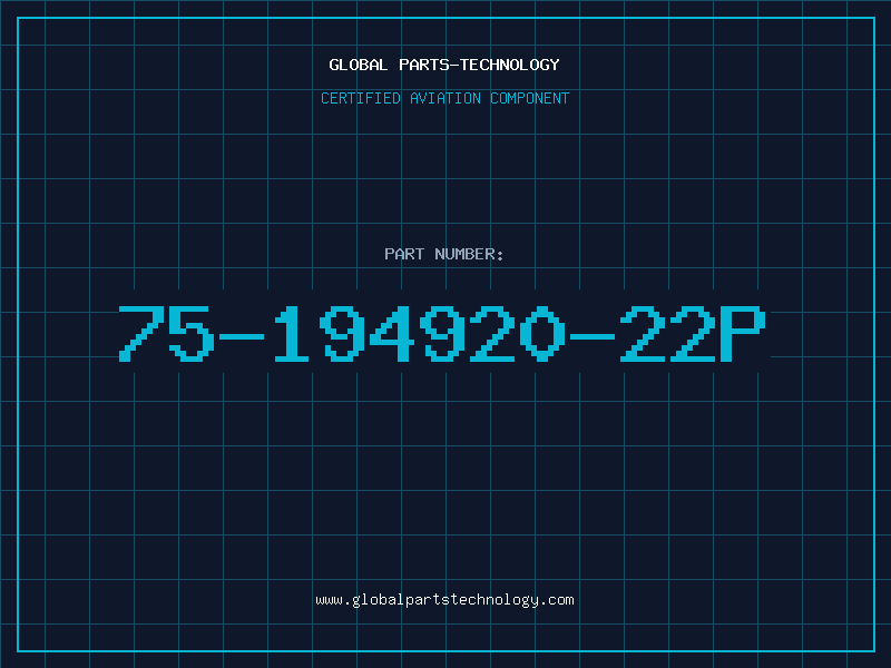 Aviation Part 75-194920-22P