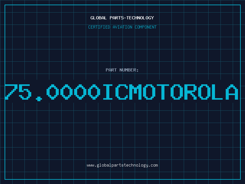 Aviation Part 75.0000ICMOTOROLA