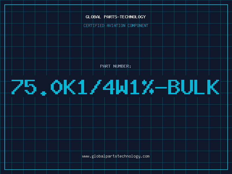 Aviation Part 75.0K1/4W1%-BULK