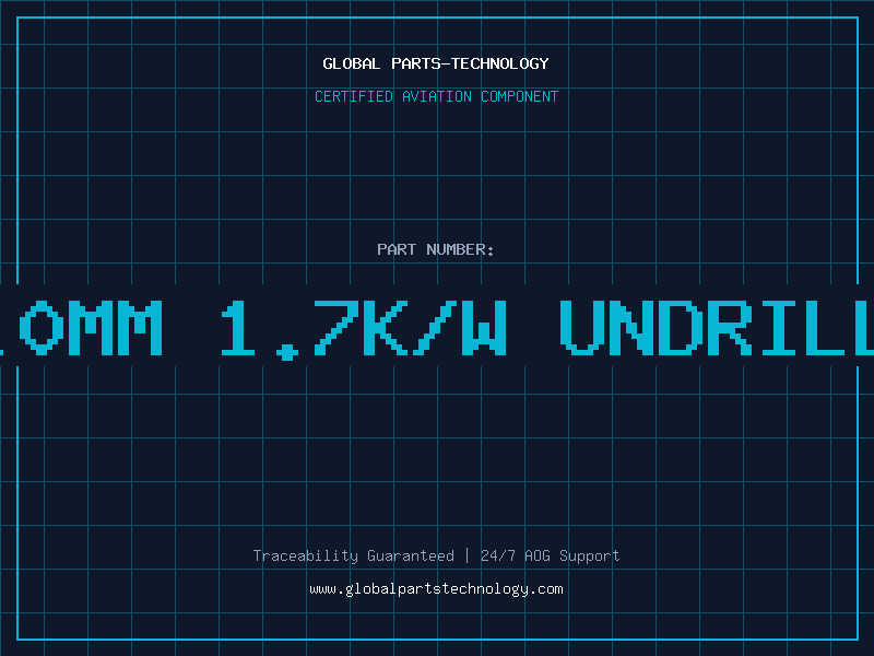 Aviation Part 75.0mm 1.7K/W Undrilled