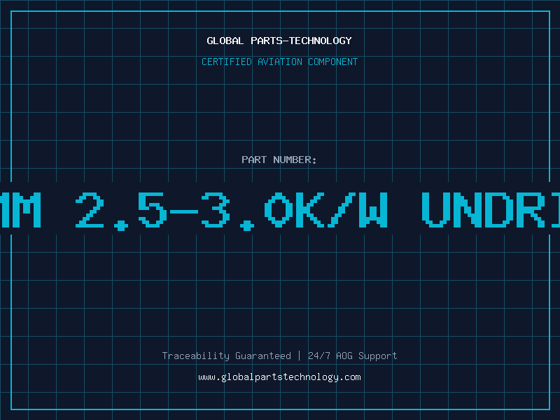 Aviation Part 75.0mm 2.5-3.0K/W Undrilled