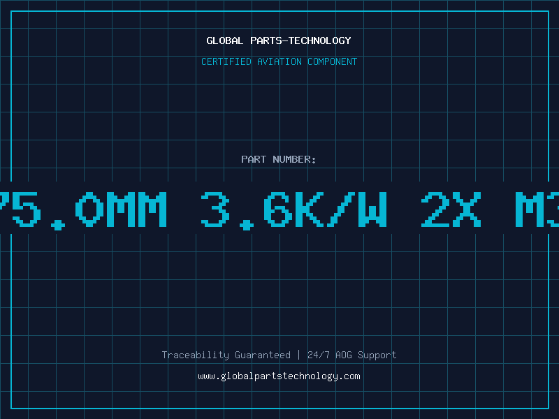 Aviation Part 75.0mm 3.6K/W 2x M3