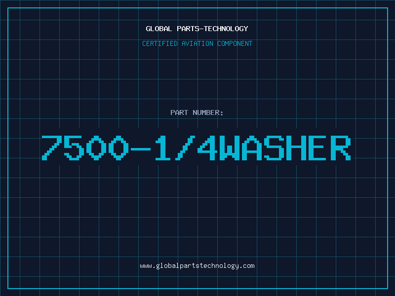 Aviation Part 7500-1/4WASHER