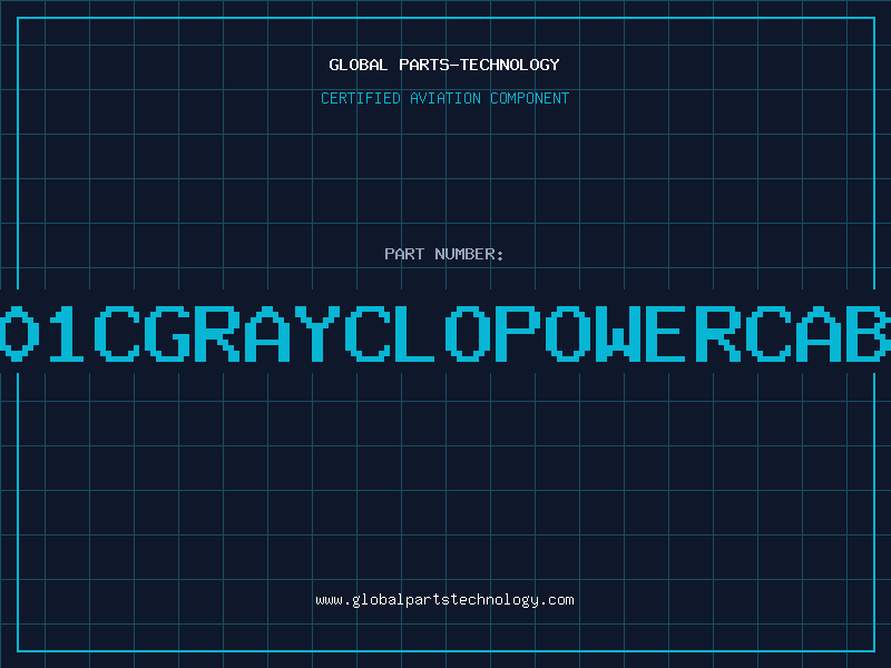 Aviation Part 7501CGRAYCLOPOWERCABLE