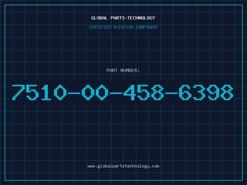 Aviation Part 7510-00-458-6398