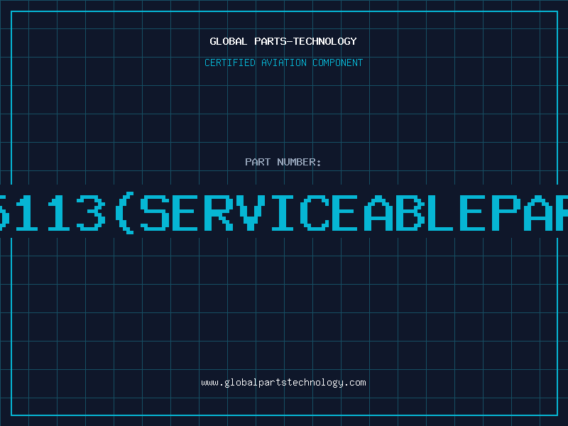 Aviation Part 75113serviceablepart