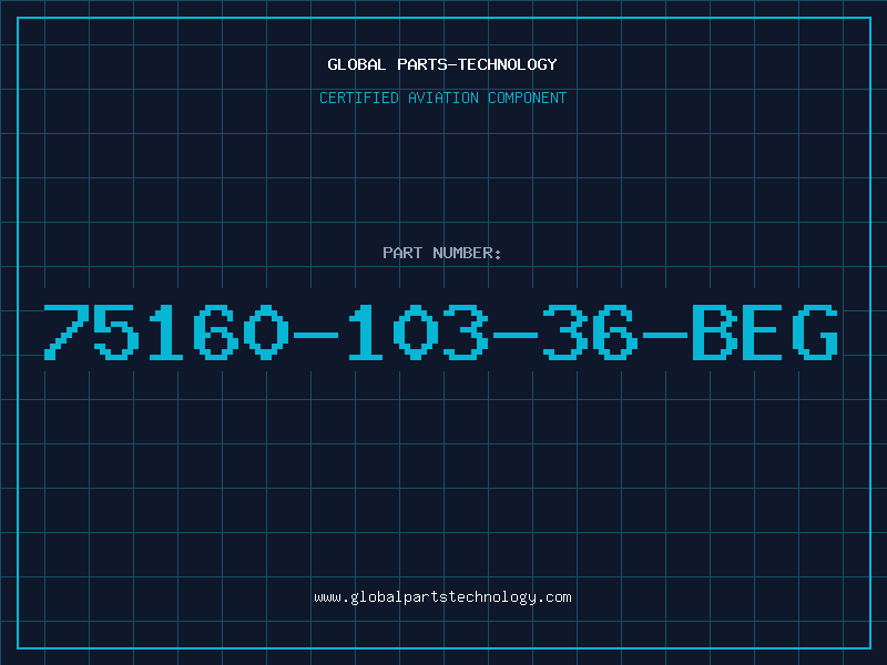 Aviation Part 75160-103-36-BEG
