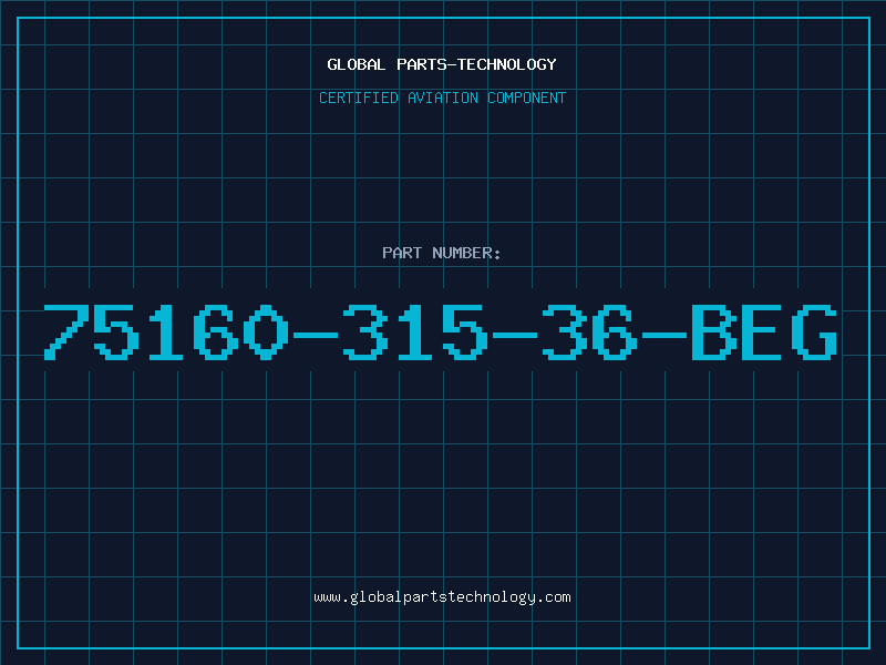 Aviation Part 75160-315-36-BEG
