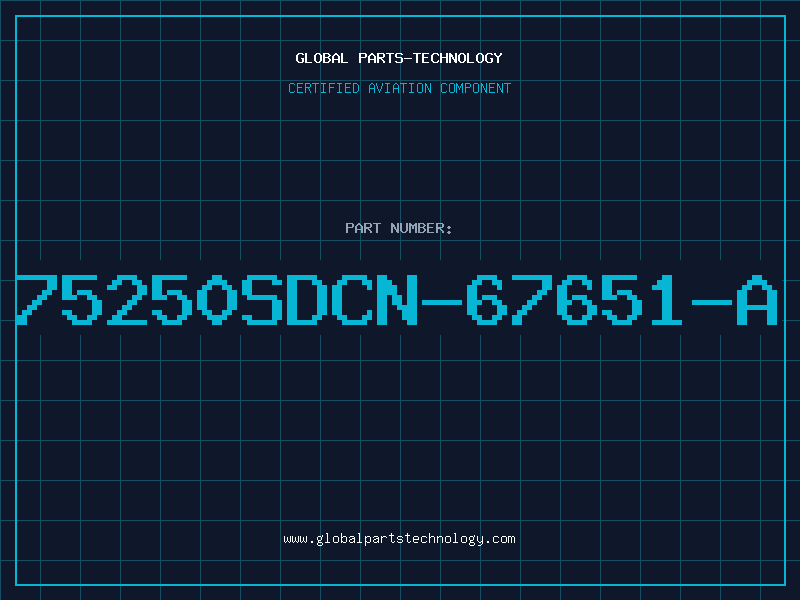 Aviation Part 75250SDCN-67651-A