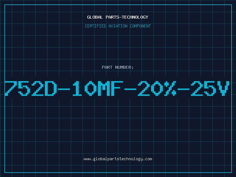 Aviation Part 752D-10MF-20%-25V
