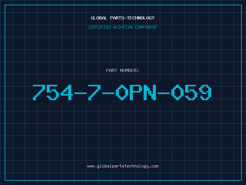 Aviation Part 754-7-0PN-059