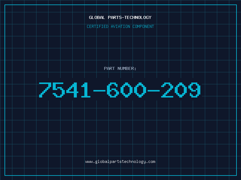 Aviation Part 7541-600-209