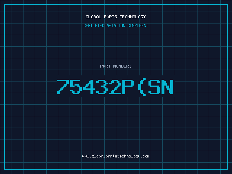 Aviation Part 75432P(SN