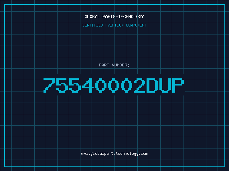 Aviation Part 75540002DUP