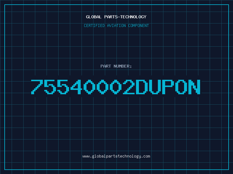 Aviation Part 75540002DUPON