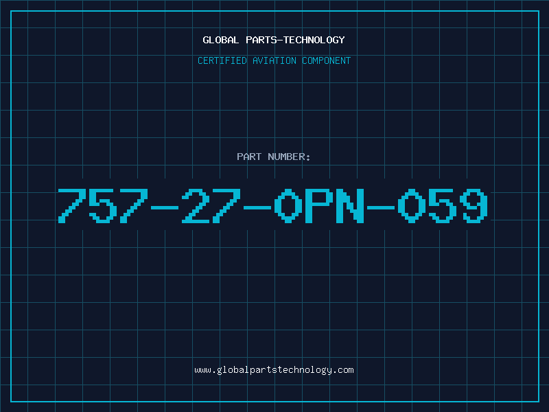 Aviation Part 757-27-0PN-059