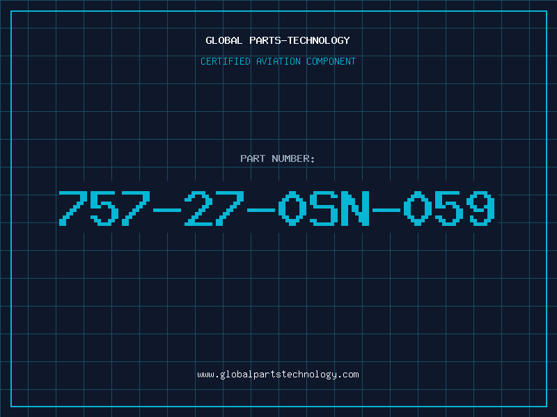 Aviation Part 757-27-0SN-059