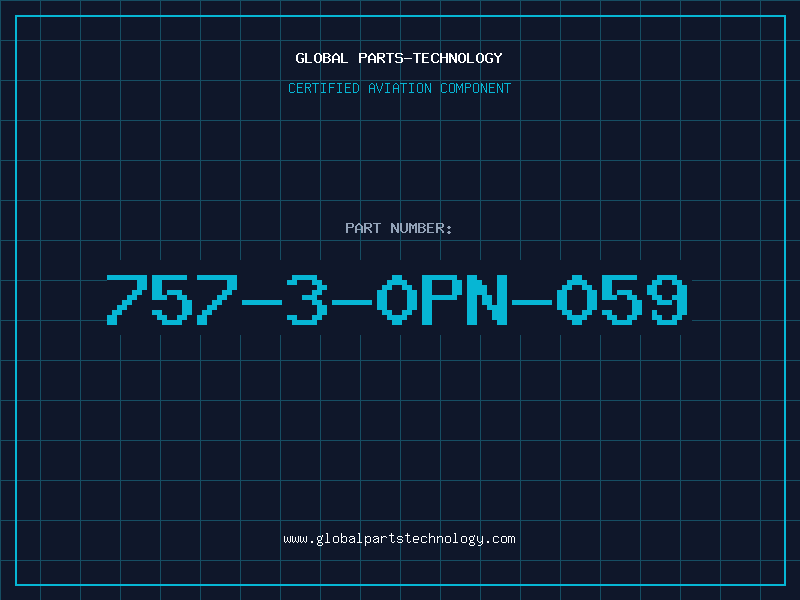 Aviation Part 757-3-0PN-059