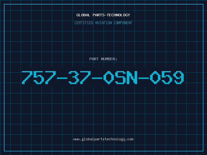 Aviation Part 757-37-0SN-059