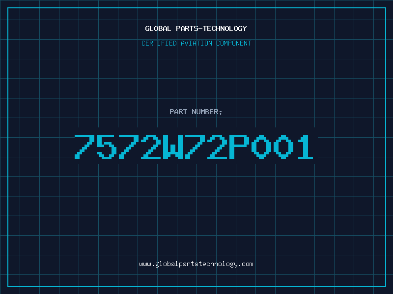 Aviation Part 7572W72P001