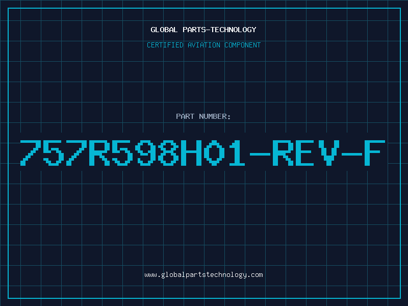 Aviation Part 757R598H01-REV-F